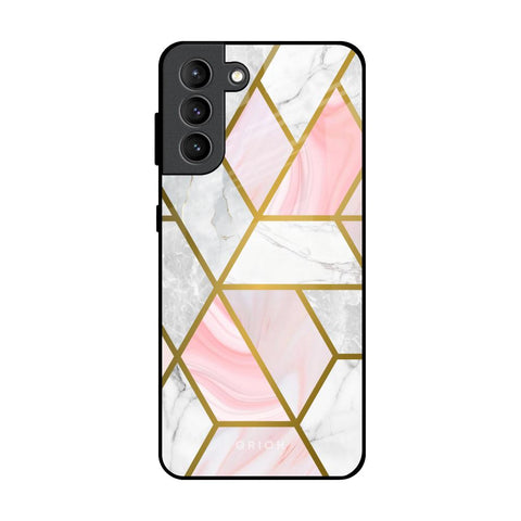 Geometrical Marble Samsung Galaxy S21 Plus Glass Back Cover Online