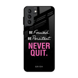 Be Focused Samsung Galaxy S21 Plus Glass Back Cover Online