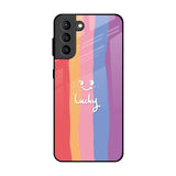 Lucky Abstract Samsung Galaxy S21 Plus Glass Back Cover Online