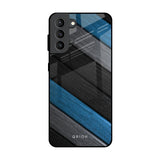 Multicolor Wooden Effect Samsung Galaxy S21 Plus Glass Back Cover Online