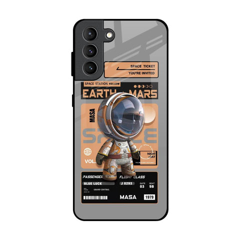Space Ticket Samsung Galaxy S21 Plus Glass Back Cover Online