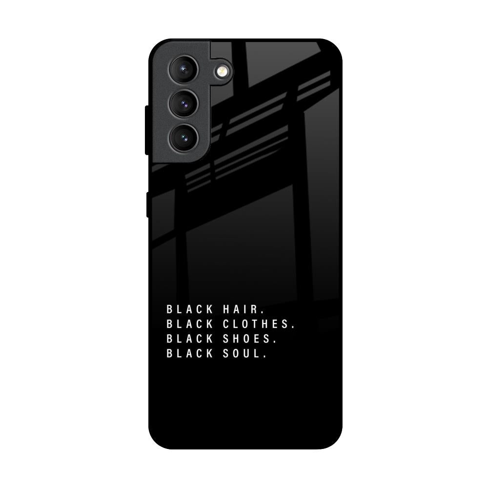 Black Soul Samsung Galaxy S21 Plus Glass Back Cover Online