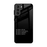 Black Soul Samsung Galaxy S21 Plus Glass Back Cover Online