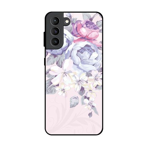 Elegant Floral Samsung Galaxy S21 Plus Glass Back Cover Online