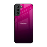 Purple Ombre Pattern Samsung Galaxy S21 Plus Glass Back Cover Online