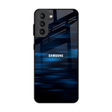 Blue Rough Abstract Samsung Galaxy S21 Plus Glass Back Cover Online