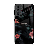 Tropical Art Flower Samsung Galaxy S21 Plus Glass Back Cover Online