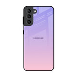 Lavender Gradient Samsung Galaxy S21 Plus Glass Back Cover Online