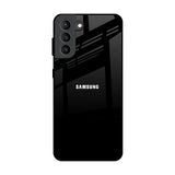 Jet Black Samsung Galaxy S21 Plus Glass Back Cover Online
