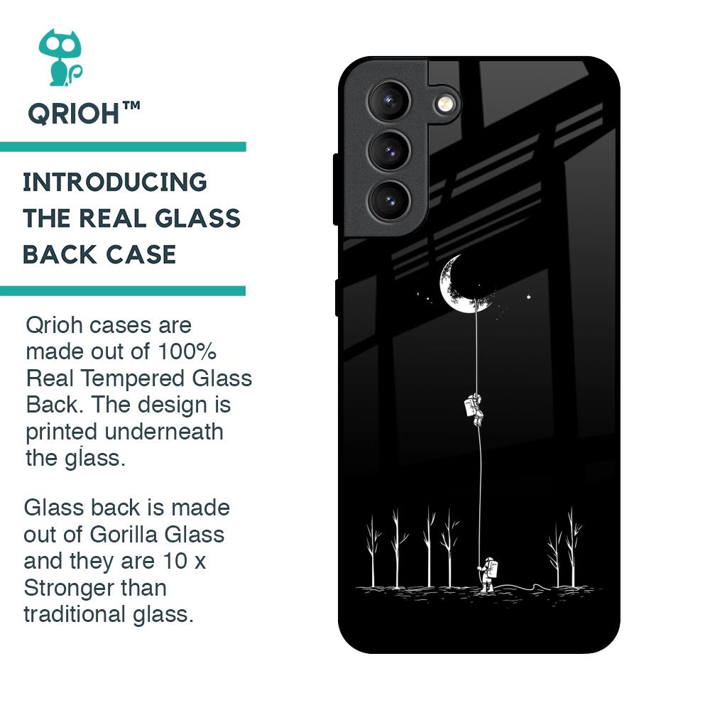 Catch the Moon Glass Case for Samsung Galaxy S21 Plus