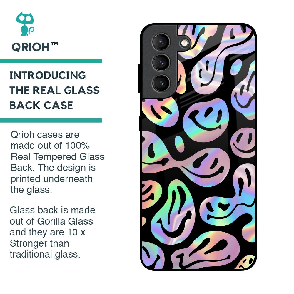 Acid Smile Glass Case for Samsung Galaxy S21 Plus