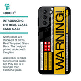 Aircraft Warning Glass Case for Samsung Galaxy S21 Plus