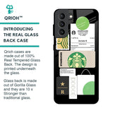 Coffee Latte Glass Case for Samsung Galaxy S21 Plus