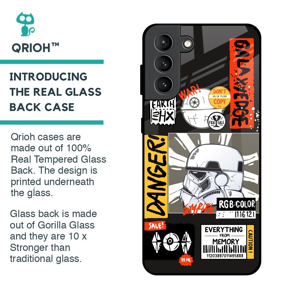 Galaxy Edge Glass Case for Samsung Galaxy S21 Plus