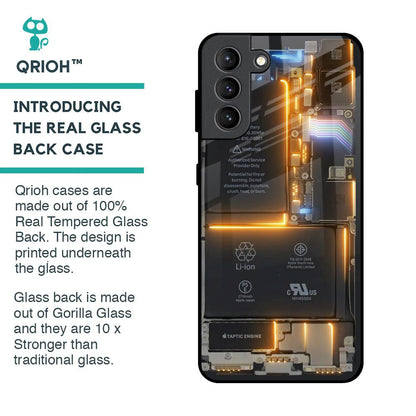 Glow Up Skeleton Glass Case for Samsung Galaxy S21 Plus