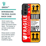 Handle With Care Glass Case for Samsung Galaxy S21 Plus