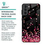 Heart Rain Fall Glass Case For Samsung Galaxy S21 Plus