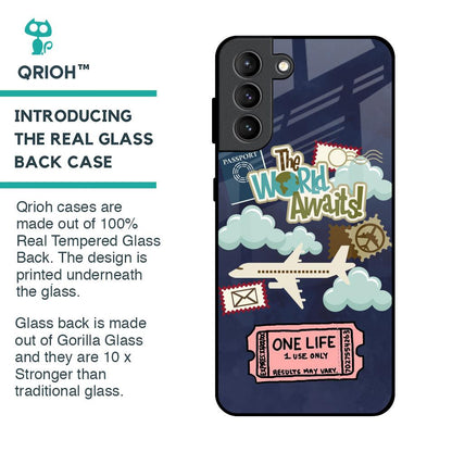 Tour The World Glass Case For Samsung Galaxy S21 Plus