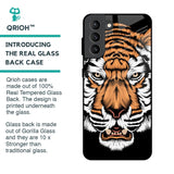 Angry Tiger Glass Case For Samsung Galaxy S21 Plus