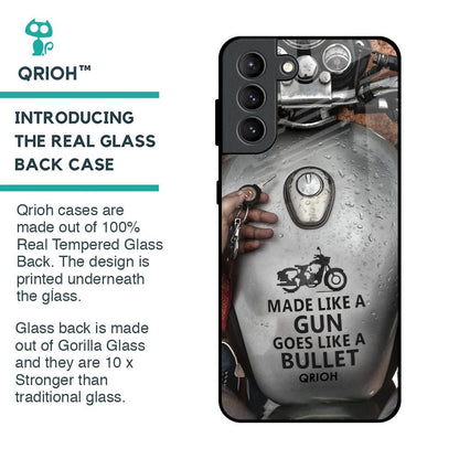 Royal Bike Glass Case for Samsung Galaxy S21 Plus