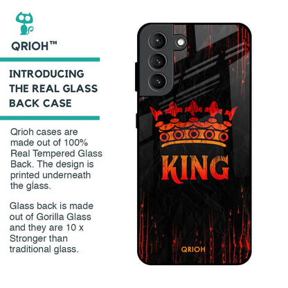 Royal King Glass Case for Samsung Galaxy S21 Plus