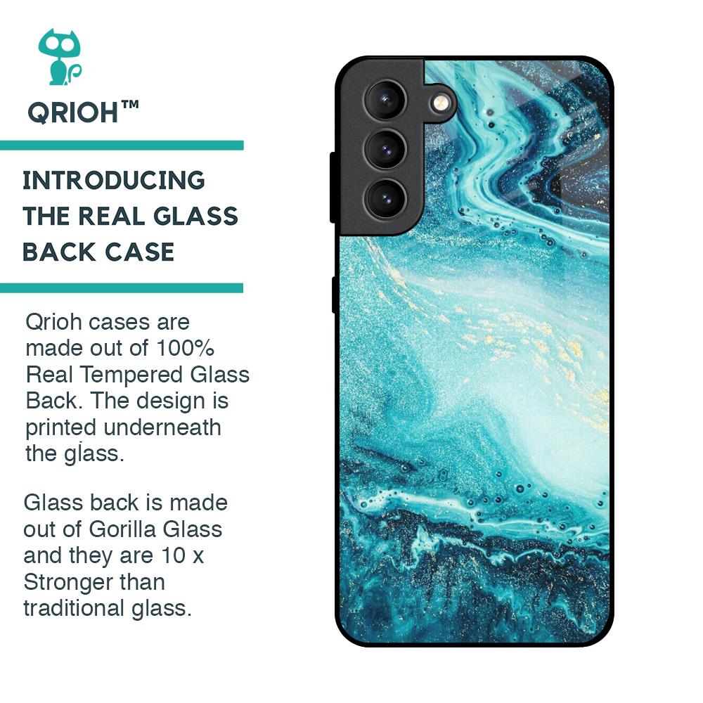 Sea Water Glass Case for Samsung Galaxy S21 Plus