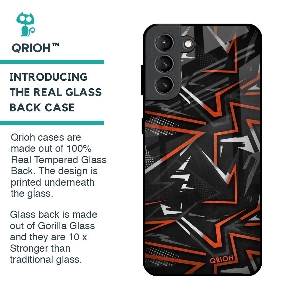 Vector Art Glass Case for Samsung Galaxy S21 Plus