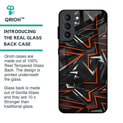 Vector Art Glass Case for Samsung Galaxy S21 Plus