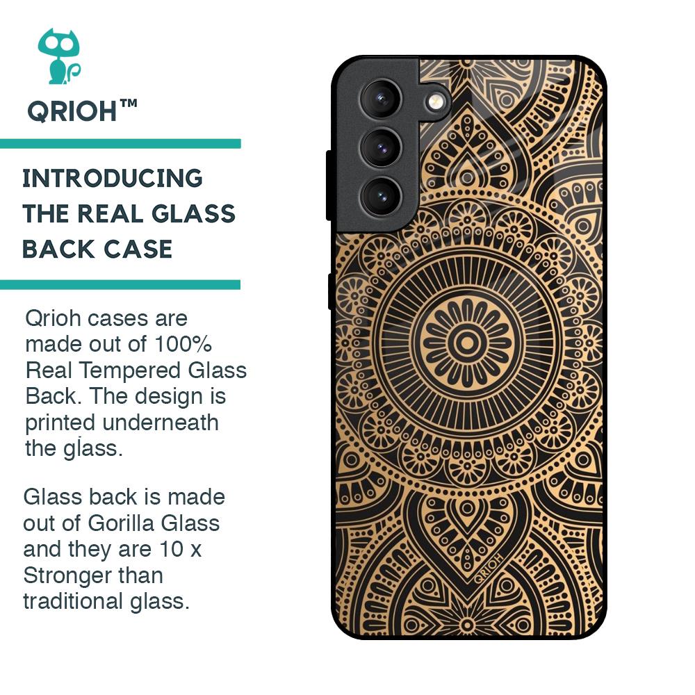 Luxury Mandala Glass Case for Samsung Galaxy S21 Plus