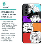 Anime Sketch Glass Case for Samsung Galaxy S21 Plus