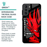 Red Vegeta Glass Case for Samsung Galaxy S21 Plus