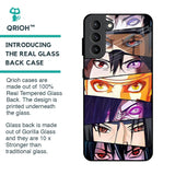 Anime Eyes Glass Case for Samsung Galaxy S21 Plus