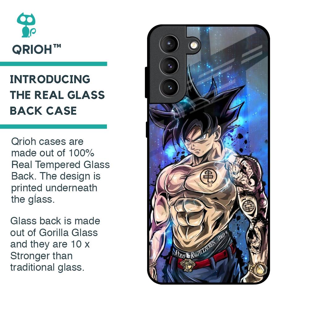 Branded Anime Glass Case for Samsung Galaxy S21 Plus