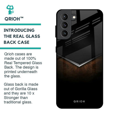 Dark Walnut Glass Case for Samsung Galaxy S21 Plus