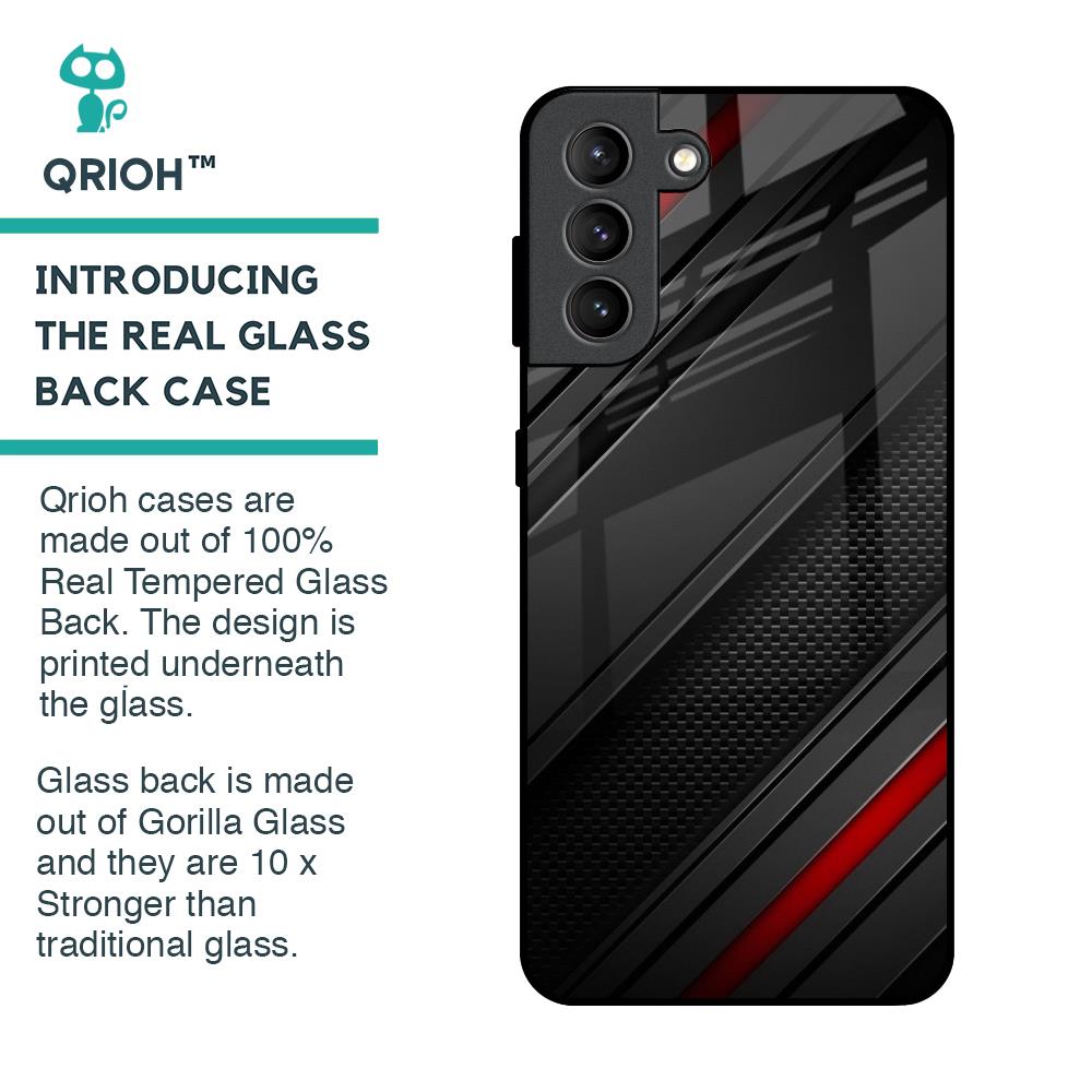 Modern Abstract Glass Case for Samsung Galaxy S21 Plus