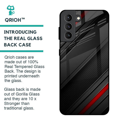 Modern Abstract Glass Case for Samsung Galaxy S21 Plus