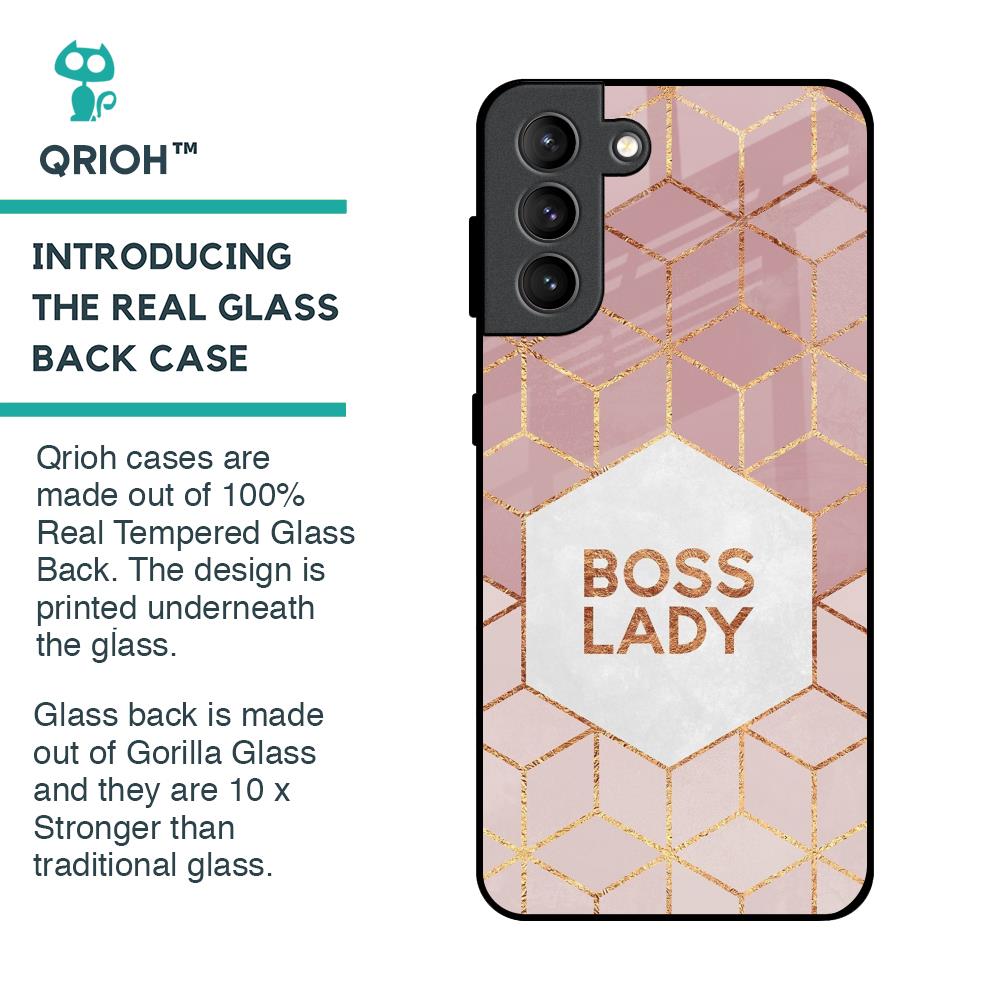 Boss Lady Glass Case for Samsung Galaxy S21 Plus