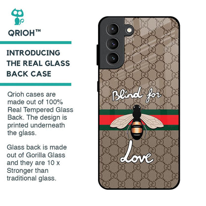Blind For Love Glass Case for Samsung Galaxy S21 Plus