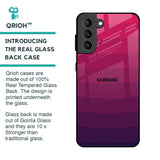 Wavy Pink Pattern Glass Case for Samsung Galaxy S21 Plus