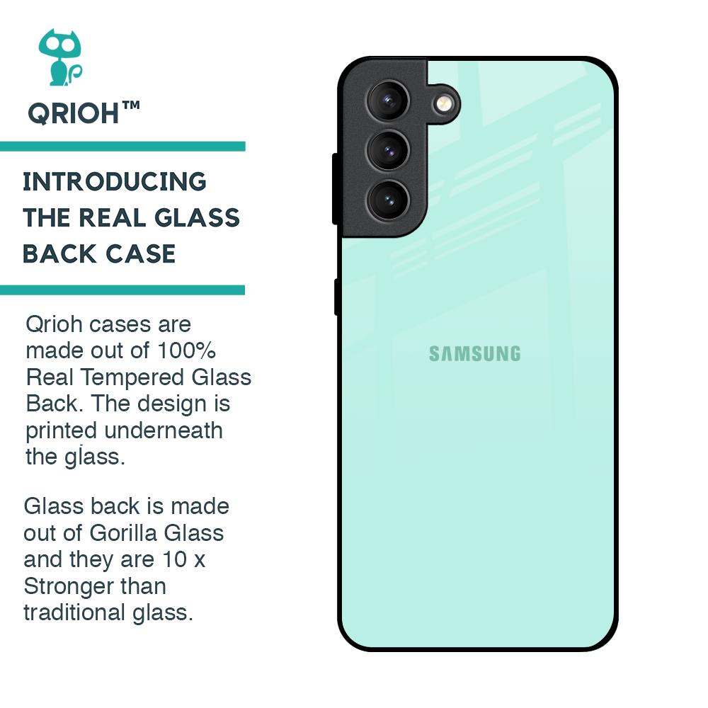 Teal Glass Case for Samsung Galaxy S21 Plus