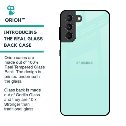 Teal Glass Case for Samsung Galaxy S21 Plus