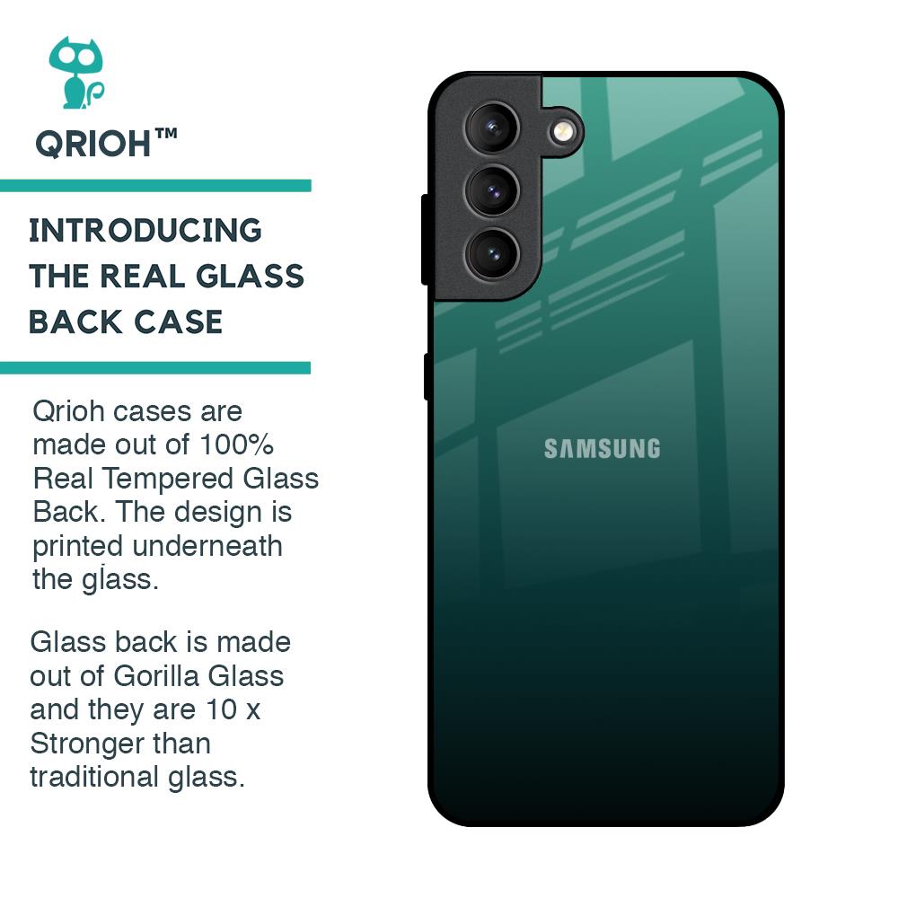 Palm Green Glass Case For Samsung Galaxy S21 Plus