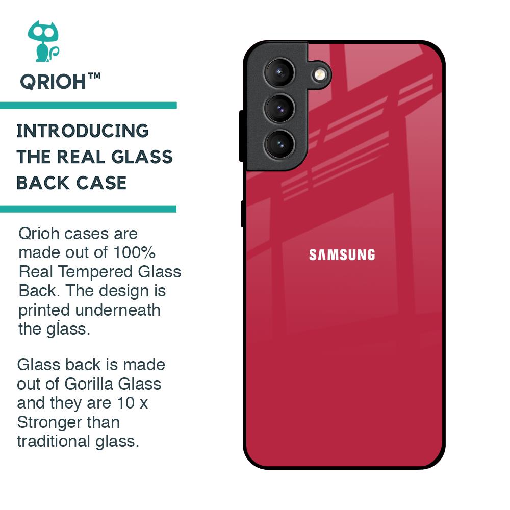 Solo Maroon Glass case for Samsung Galaxy S21 Plus