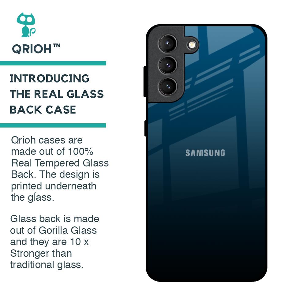Sailor Blue Glass Case For Samsung Galaxy S21 Plus