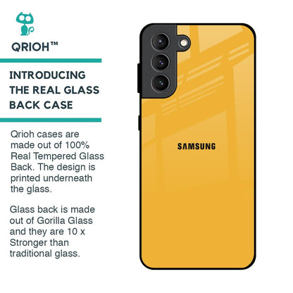 Fluorescent Yellow Glass case for Samsung Galaxy S21 Plus