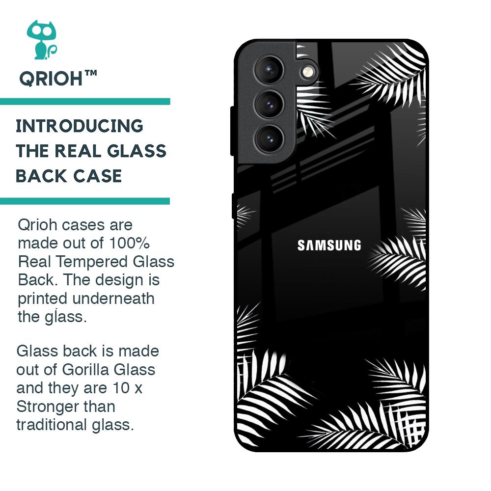 Zealand Fern Design Glass Case For Samsung Galaxy S21 Plus