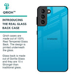 Blue Aqua Glass Case for Samsung Galaxy S21 Plus