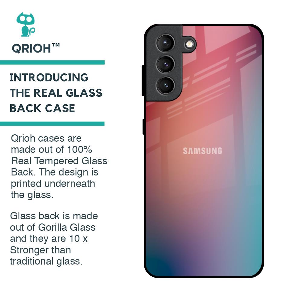 Dusty Multi Gradient Glass Case for Samsung Galaxy S21 Plus