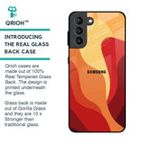 Magma Color Pattern Glass Case for Samsung Galaxy S21 Plus