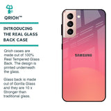 Sunset Orange Glass Case for Samsung Galaxy S21 Plus